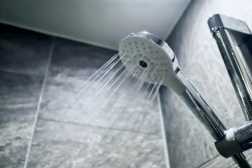 シャワーで暑邪の影響　