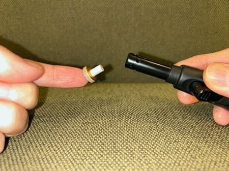 台座灸に火をつける